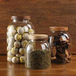 Glass Sealed Jars, Moisture-Proof Kitchen Food Containers, Storage Of Spices/Pasta/Oatmeal/Cereals