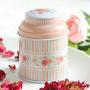 Vintage Blumen Zylinder Mini Tin Box, Samtütel, Tee-Behälter, Lebensmittelbehälter für Tee, Kaffee, Kräuter, Süßigkeiten, Zucker, Gewürze, Kerzen – MT-01