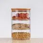HIZLJJ Stackable 200ml 3-layer Food Storage Containers with Airtight Lid, Glass Storage Jar for Pasta, Tea, Coffee, Cookies, Snacks (Color : Style B) HIZLJJ Stackable 200ml 3-layer Food Storage Containers with Airtight Lid, Glass Storage Jar for Pasta, Tea, Coffee, Cookies, Snacks (Color : Style B)