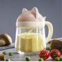 Mini Spice Jars Creative cartoon kitchen glass seasoning box home set spice box