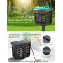 LITOM Solar Bug Zapper Outdoor, Solar-Powered & USB Charge with LCD Display, Indoor Electric UV Insect Catcher & Solar Killer Mosquito Zappers for Home, Deck, Garden, Patio, Yard, Camping, Flowerbeds LITOM Solar Bug Zapper Outdoor, Solar-Powered & USB Charge with LCD Display, Indoor Electric UV Insect Catcher & Solar Killer Mosquito Zappers for Home, Deck, Garden, Patio, Yard, Camping, Flowerbeds