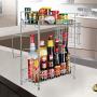 Alalaso 2 Storey Rack Kitchen Bathroom Countertop Storage Storage Box Seasoning Jar Rack