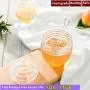 Honey Jar Syrup Braed Storage Pot Seasoning Bottle Dispenser Beehive Container Breakfast Condiment Kitchen Tools Crystal Stirring d Juice Home Jam