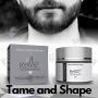 Kave Premium Beard Butter, Balm, Cream, Natural Moisture with Organic Shea, Coconut, Argan Oil. Mustache Conditioner, Softener, Thickener, Tamer, Lotion, 2 oz