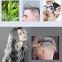 anmas rucci Unisex DIY Hair Color Wax Mud Dye Cream Temporary Modeling Gray Color 120g