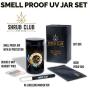 Shrub Club - Smell Proof Jar Set, Black Glass with UV Protection, Half Oz (250ml) with Odor-Proof Bag and Bovida Humidity Pack - Airtight Jars for Fresh Stash (The Dragon Fly) Shrub Club - Smell Proof Jar Set, Black Glass with UV Protection, Half Oz (250ml) with Odor-Proof Bag and Bovida Humidity Pack - Airtight Jars for Fresh Stash (The Dragon Fly)
