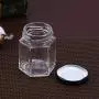 45ML Hexagon Transparent Glass Bottle Honey Storage Bottle Empty Jar Nut Sugar Canister Tank Compatible For Home Kitchen Storage 45ML Hexagon Transparent Glass Bottle Honey Storage Bottle Empty Jar Nut Sugar Canister Tank Compatible For Home Kitchen Storage