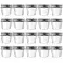 Bouteilles en Plastique Transparentes pour Slime avec Couvercles - 4 Oz - Contenants Vides Remplissables Ronds pour Stockage de Slime et Maison - BPA Free (20 Pack) Bouteilles en Plastique Transparentes pour Slime avec Couvercles - 4 Oz - Contenants Vides Remplissables Ronds pour Stockage de Slime et Maison - BPA Free (20 Pack)