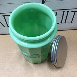 Jade Glass Country COOKIE Canister/Container - Vintage Style Kitchen - Jadeite Jadite - Large Capacity