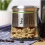 3er Edelstahl Glas Lagerbehälter - Vielseitige Lebensmittelbehälter für Kaffee, Zucker, Getreide, Snacks, Tee, Süßigkeiten