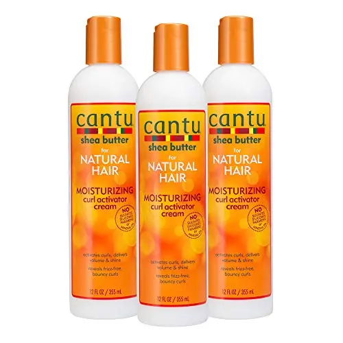 Crème Activatrice de Boucles à la Cire de Karité de Cantu, 36 oz, Pack de 3