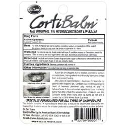 Dr. Dans CortiBalm Lip Balm | 0.14 Ounces | 1-Pack