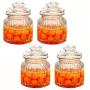 Glass Sealed Jars, Moisture-Proof Kitchen Food Containers, Storage Of Coffee Beans/Pasta/Cereal/Oatmeal