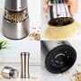 JUSTDOLIFE Pepper Grinder Salt and Pepper Grinder Salt Grinders and Pepper Mill Shaker