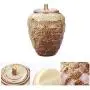 ETERLY Ceramic Sealed Tea canisters,Tea Caddy Coffee Storage Jars Sugar Bowl with Member for Home Gifts- 8x13cm(3x5inch) (Color : F, Size : 8x13cm(3x5inch)) ETERLY Ceramic Sealed Tea canisters,Tea Caddy Coffee Storage Jars Sugar Bowl with Member for Home Gifts- 8x13cm(3x5inch) (Color : F, Size : 8x13cm(3x5inch))