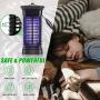 Loytio Electric Insect Fly Bug Zapper Mosquito Killer for Indoor and Outdoor