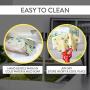 Ocean Clears Reusable Beeswax Food Wraps | Food Storage Covers - 5 Pack Assorted Sizes 100% Plastic free