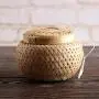 2 Paniers de Rangement Tressés en Bambou Lorchwise - Mini Pots de Rangement 2 Paniers de Rangement Tressés en Bambou Lorchwise - Mini Pots de Rangement