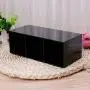 Milue Black Acrylic Makeup Brush Holder Cosmetic Organizer Case Jewelry Storage Box Milue Black Acrylic Makeup Brush Holder Cosmetic Organizer Case Jewelry Storage Box
