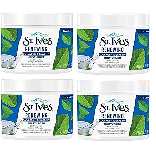 St. Ives Renewing Collagen & Elastin Moisturizer, 10 oz (Pack of 4)