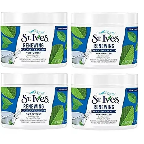 St. Ives Erfrischende Kollagen- und Elastin-Feuchtigkeitspflege, 10 oz (Pack mit 4)
