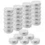 Ymkf Sqqr 30 Pack aluminum round lip balm tin container bottle with screw thread lid - great for store spices, candies, tea or gift giving, (1oz) Ymkf Sqqr 30 Pack aluminum round lip balm tin container bottle with screw thread lid - great for store spices, candies, tea or gift giving, (1oz)