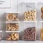 Boîte de Rangement en Plastique Scellée, Transparent, Pot pour Fruits Secs, Récipient pour Biscuits, Organisateur Scandinave Peinture Design Itme A Boîte de Rangement en Plastique Scellée, Transparent, Pot pour Fruits Secs, Récipient pour Biscuits, Organisateur Scandinave Peinture Design Itme A