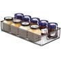 mDesign Plastic Stackable Kitchen Pantry Cabinet, Refrigerator or Freezer Food Storage Bin with Handles - Organizer for Fruit, Yogurt, Snacks, Pasta - BPA Free, 16" Long, 4 Pack - Smoke Gray