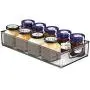 mDesign Plastic Stackable Kitchen Pantry Cabinet, Refrigerator or Freezer Food Storage Bin with Handles - Organizer for Fruit, Yogurt, Snacks, Pasta - BPA Free, 16" Long, 4 Pack - Smoke Gray mDesign Plastic Stackable Kitchen Pantry Cabinet, Refrigerator or Freezer Food Storage Bin with Handles - Organizer for Fruit, Yogurt, Snacks, Pasta - BPA Free, 16" Long, 4 Pack - Smoke Gray