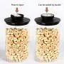 WANGLX ST Storage Container, Food Storage Tank Set, Dried Fruit Bottle Milk Powder cans Sealed Cans Sealed Bottle Storage Jar Good Sealing, Black WANGLX ST Storage Container, Food Storage Tank Set, Dried Fruit Bottle Milk Powder cans Sealed Cans Sealed Bottle Storage Jar Good Sealing, Black