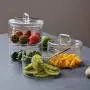 Bolses en Verre Empilables Résistantes à la Chaleur, Transparentes, Salade, Dessert, Boîte à Fruits avec Couvercle, Pot à Graines, Vaisselle Innovante Bolses en Verre Empilables Résistantes à la Chaleur, Transparentes, Salade, Dessert, Boîte à Fruits avec Couvercle, Pot à Graines, Vaisselle Innovante