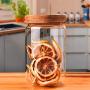 Kitchen Food Storage Jar Airtight Food Storage Kitchen Glass Jar Moisture-Proof Home Multi-Purpose Jam Bottle Cruet Straight Storage Tank