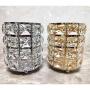 JUSTDOLIFE Candle Holder Fashion Crystal Decorative Table Centerpiece Wedding Supplies