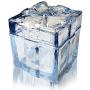 HOUSIYU Glass Candy jar with lid Decoration Candy Bowl Crystal Dried Fruit Jewelry Snack Food Storage Tank, Suitable for Home and Kitchen Storage, Blue