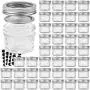 VERONES Mason Jars Canning Jars, 4 OZ Jelly Jars With Regular Lids, Ideal for Jam, Honey, Wedding Favors, Shower Favors, Baby Foods, DIY Magnetic Spice Jars, 40 PACK