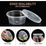 Klarsichtige Slimebehälter mit Deckeln – 40er Pack, wasserdichte Kunststoff-Schaumstoffbehälter für 2 oz Slime