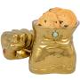 Marvel Avengers Infinity Gauntlet Cookie Jar - Gold with Infinity Stone Accents - Ceramic - 9 In Tall