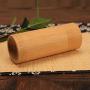 Mini Pure Bamboo Straight Tea Can Storage Boxes Small Travel Sealed Portable Tea Coffee Container Small Jar Tea Caddy Organizer,White