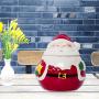 UPKOCH Cute Salt Pepper Jar Santa Claus Ceramic Container Christmas Decor Kitchenware