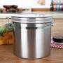 Lunch Box Stainless Steel Storage Box Organizer Sealed Can Food Grain Cereal Cans Storage Tank Snacks Storage Jar Kitchen 2019,700Ml