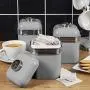 Swan SWKA1020GRN Set of 3 Retro Storage Canisters, Grey

Drei Retro-Aufbewahrungskanister von Swan, SWKA1020GRN, Grau.