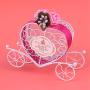 NiuChong Carriage Designed Hollow Candy Box Packing Wedding Party Favour Birthday Gift Love it Blue 2 pcs