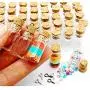 24PCS 16x23mm Clear Mini Small Tiny Glass Bottles Jars Vials with Wood Corks Top for Message Accessories Storage Arts Craft DIY Decoration Samples Blood Wishing Drifting(1ml) 24PCS 16x23mm Clear Mini Small Tiny Glass Bottles Jars Vials with Wood Corks Top for Message Accessories Storage Arts Craft DIY Decoration Samples Blood Wishing Drifting(1ml)