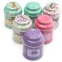 Fresh Style Candy Sealed Cans Box Flower Design Metal Sugar Coffee Tea Tin Jar Container Random Color