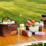 iBelly Storage Bottle Set for Camping Hiking BBQ,10PCS Spice Seasoning Bottle Box Set Seasoning Jar with Portable Storage Bag