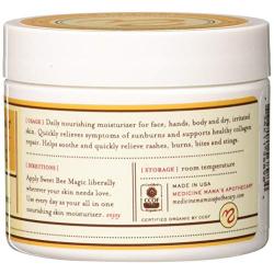 Medicine Mamas Apothecary Sweet Bee Magic All in One Healing Skin Cream, 2 Ounce