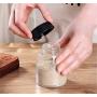 Mini Spice Jars Kitchen household with cover glass seasoning box