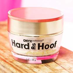 Hard As Hoof Nail Strengthening Cream with Coconut Scent Nail Strengthener, Nail Growth & Conditioning Cuticle Cream Stops Splits, Chips, Cracks & Strengthens Nails, 1 oz