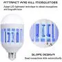 GLOUE Bug Zapper Light Bulb, 2 in 1 Mosquito Killer Lamp UV Led Electronic Insect & Fly Killer GLOUE Bug Zapper Light Bulb, 2 in 1 Mosquito Killer Lamp UV Led Electronic Insect & Fly Killer
