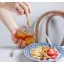 Bocal hexagonal Liitrton en verre résistant à la chaleur pour miel avec cuillère, idéal pour la cuisine à domicile (petit : 100ml, moyen : 220ml & grand : 380ml). Bocal hexagonal Liitrton en verre résistant à la chaleur pour miel avec cuillère, idéal pour la cuisine à domicile (petit : 100ml, moyen : 220ml & grand : 380ml).